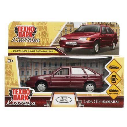 Машина металлическая коллекционная АССОРТИ 1, длина 12 см, инерционная, 10 видов, ТЕХНОПАРК N-001