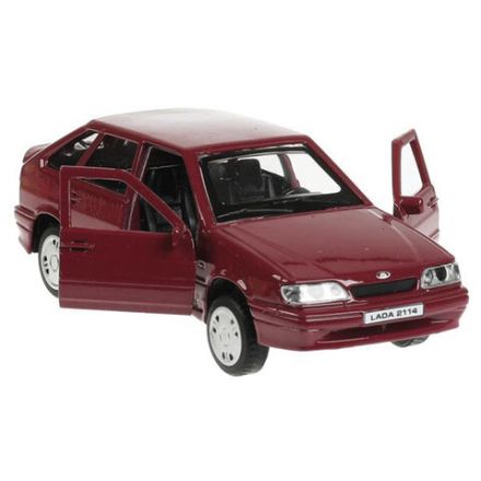 Машина металлическая коллекционная АССОРТИ 1, длина 12 см, инерционная, 10 видов, ТЕХНОПАРК N-001