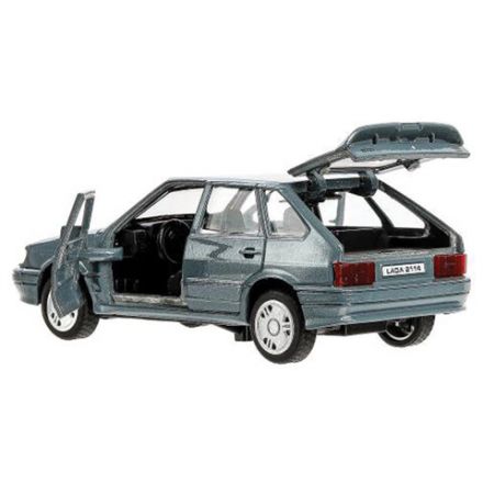 Машина металлическая коллекционная АССОРТИ 1, длина 12 см, инерционная, 10 видов, ТЕХНОПАРК N-001