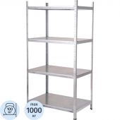 Стеллаж металлический FL_HIT 4 полки (912х600х1824) оцинкованный