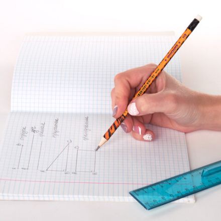 Карандаш чернографитный ЮНЛАНДИЯ "АФРИКА", 1 шт., HB, с ластиком, корпус ассорти, 181769