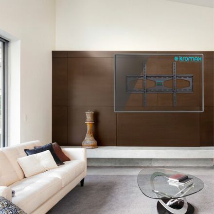 Кронштейн-крепление для ТВ настенный KROMAX STAR-11, VESA 75-600/400, 32-65", 0 степеней свободы, до 50 кг, серый, 20159 Кронштейн-крепление для ТВ настенный KROMAX STAR-11, VESA 75-600/400, 32-65", 0 степеней свободы, до 50 кг, серый, 20159