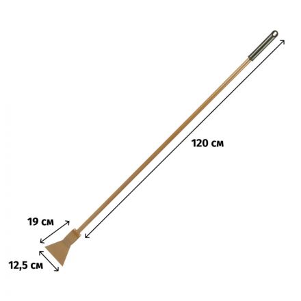 Ледоруб - топор РусТрейд сварной с мет черенком Б-2 рез ручка зи-00201