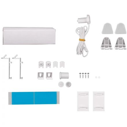 Рулонная штора Комус Мебель blackout silver 537837 V5, 80х160, бежевый