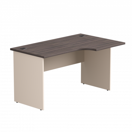 Стол эргономичный правый Everprof EVO опоры ЛДСП 1380х670(870)x755 мм Дуб Пасадена/Кашемир