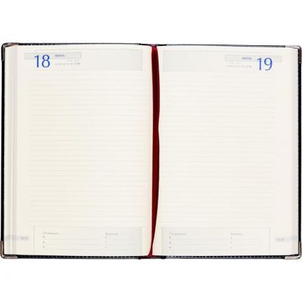 Ежедневник полудатированный кожа,синий,А5,145х216,208л, IMPERIUM 3-023/121 Ежедневник полудатированный кожа,синий,А5,145х216,208л, IMPERIUM 3-023/121