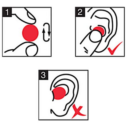 Беруши анатомические восковые из пластичного силикона, КОМПЛЕКТ 3 пары в контейнере, RABBITEX (РАББИТЕКС), 671320