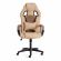 Кресло DRIVER (22) кож/зам/ткань, бежевый/бронза, 36-34/TW-21