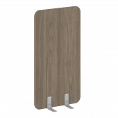 R-line Перегородки на металлических опорах на фетровых подпятниках DP.F-80-150 Вяз/Серый металл 800*18*1500