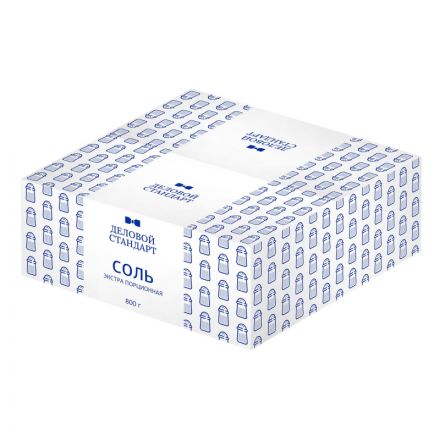 Соль порционная Деловой стандар в стиках по 1 г (800шт/уп)(уп с печатью)