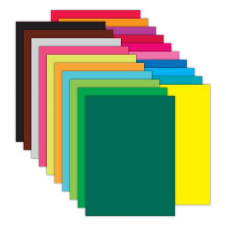 Цветная бумага А4 мелованная, 100 листов, 20 цветов, в коробе, BRAUBERG, 200х290 мм, "Прогулка", 116420