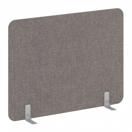 R-line soft Перегородки на металлических опорах на фетровых подпятниках AP.F-160-120 Romeo 05/Серый металл 1600*18*1200