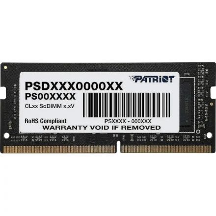 Модуль памяти Patriot DDR4 SO-DIMM 16GB 3200Мгц CL22 (PSD416G32002S) Модуль памяти Patriot DDR4 SO-DIMM 16GB 3200Мгц CL22 (PSD416G32002S)