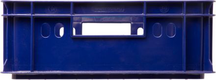 Ящик 600х400х150 с перфорацией  синий