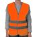 Жилет сигнальный, 2 светоотражающие полосы, ОРАНЖЕВЫЙ, XL (52-54), ГРАНДМАСТЕР, 610886