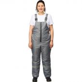Полукомбинезон рабочий зимний женский з46-ПК серый (р.56-58) 170-176