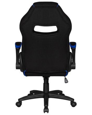 Кресло игровое DOBRIN RICK, черно-синяя ткань