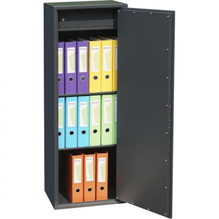 Шкаф для бумаг металлический Комус Мебель Cobalt TSL-125M, 460х340х1250 мм