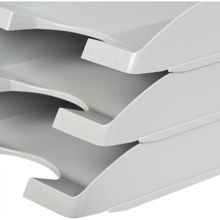 Лоток горизонтальный Attache Line серый 340х255х63мм