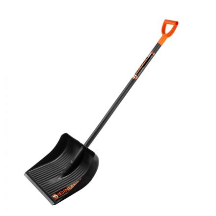 Лопата снеговая FINLAND пластик с черенком 1023-Ч