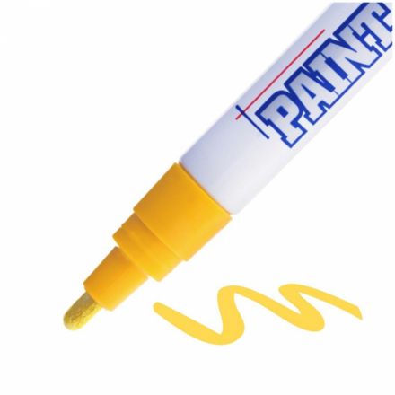 Маркер промышленный MunHwa для универсальной маркировки желтый (4 мм)