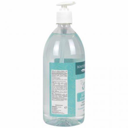 Мыло-крем жидкое гипоаллергенное 1 л, ЗОЛОТОЙ ИДЕАЛ KIDS "Алоэ-вера и белый чай", дозатор, 609431