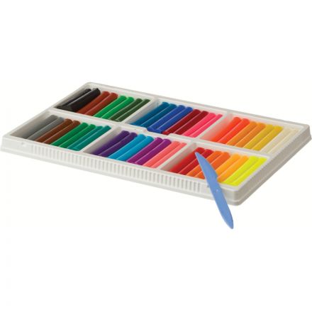 Пластилин восковой Луч Фантазия 24 цвета 420 г со стеком