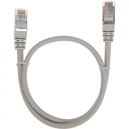 Патч-корд REXANT (02-0110-05) F/UTP, CAT 5e, 26AWG, LSZH, серый, 0,5м