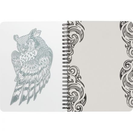 Тетрадь общая №1 School Сова A5 96 листов в клетку на спирали