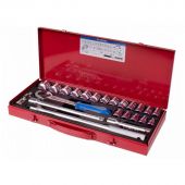 Набор  головок с принадлежн.1/2,двенадцатигр.,3/8-1&amp;1/4,23предм.KING TONY