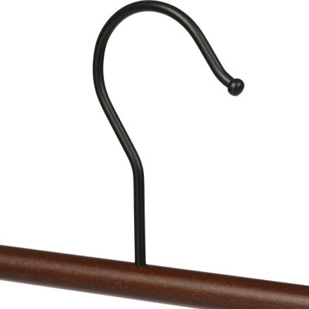 Вешалка WW_Комус Мебель MH011 с метал. заж., юб/бр, метал/бук,320 мм