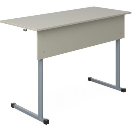 Парта МЕТ_Стол ученический Комфорт 2-местный 6г.р. серый/серый Парта МЕТ_Стол ученический Комфорт 2-местный 6г.р. серый/серый