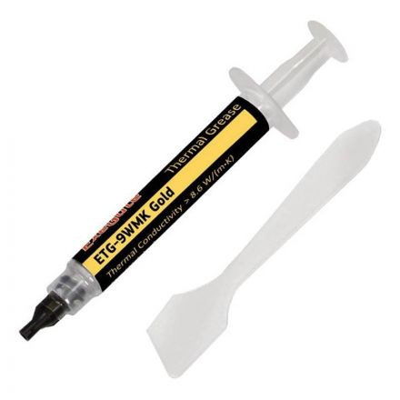 Термопаста ExeGate ETG-9WMK Gold 2г, шприц с лопаткой (EX282342RUS)