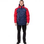 Куртка рабочая зимняя з41-КУ цв. синий/красный (р.56-58) 170-176