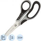 Ножницы Attache Graphite 195 мм с пласт.прорез.анатом.руч.чёр./сер.цв