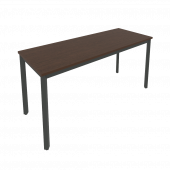 Slim Стол письменный на металлокаркасе С.СП-6.1 Венге/Антрацит металл 1580*600*750