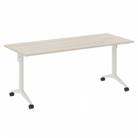 X-Pull Стол складной мобильный X.M-5.7 Денвер светлый/Белый металл 1780*720*753 X-Pull Стол складной мобильный X.M-5.7 Денвер светлый/Белый металл 1780*720*753