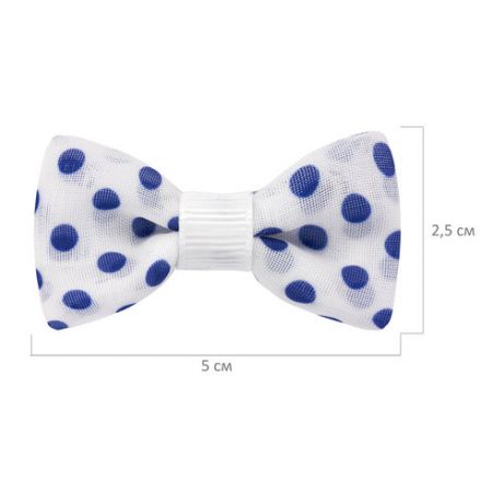 Заколки для волос НАБОР 4 шт., 5х2,5 см, зажим, с бантиком, синий, белый в горошек, MONTE VITA (МОНТЕ ВИТА), 457108 Заколки для волос НАБОР 4 шт., 5х2,5 см, зажим, с бантиком, синий, белый в горошек, MONTE VITA (МОНТЕ ВИТА), 457108