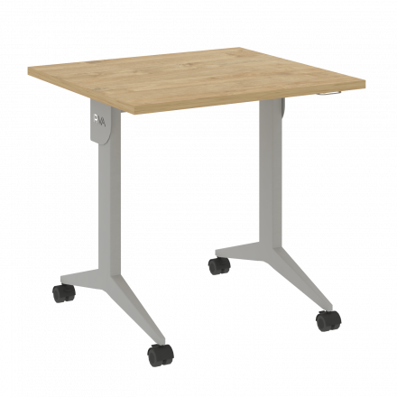 X-Pull Стол складной мобильный X.M-0.7 Тиквуд светлый/Серый металл 780*720*753