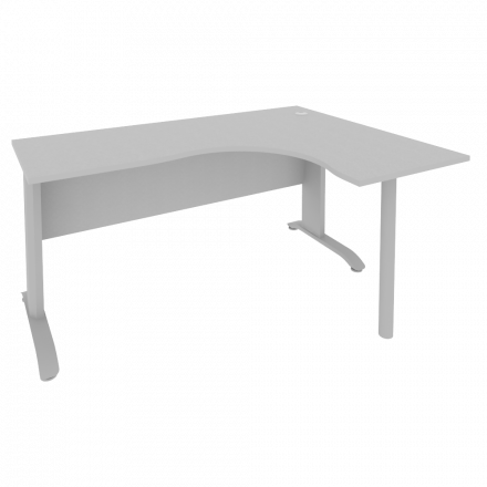 Riva Metal-L Стол криволинейный правый ПЛ.СА-4 (R) Серый/Тёмно-серый металл 1600*1200*750 Riva Metal-L Стол криволинейный правый ПЛ.СА-4 (R) Серый/Тёмно-серый металл 1600*1200*750