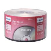 Диск DVD-R PHILIPS, 4,7 Гб, 16x, Bulk (термоусадка без шпиля), КОМПЛЕКТ 50 шт., DM4S6U50F/97