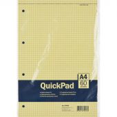 Запасной блок Attache Selection А4 60 листов желтый в клетку (297х200 мм)