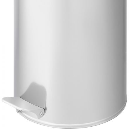 Ведро для мусора с педалью 30 л нержавеющая сталь хром (25х60 см)