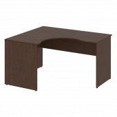 Nova S Стол криволинейный левый В.СА-3 (L) Венге 1400*1200*750