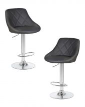 Набор 2 шт Стул барный DOBRIN LOGAN, серый