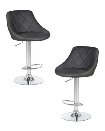 Набор 2 шт Стул барный DOBRIN LOGAN, серый