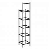 Loft Угловой проходной переходной модуль VR.L-SL.UPK-4.4.5 Чёрный металл 446*446*2280 Loft Угловой проходной переходной модуль VR.L-SL.UPK-4.4.5 Чёрный металл 446*446*2280