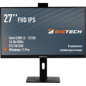 Моноблок BigTech (MNB001) 27/FHD/i3-1215U/16GB/SSD512GB/KB+M/W11P