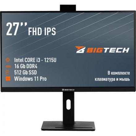 Моноблок BigTech (MNB001) 27/FHD/i3-1215U/16GB/SSD512GB/KB+M/W11P