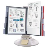 Демосистема настольная на 10 панелей, с 10 цветными панелями А4, серая, BRAUBERG "EXTRA", 236715 Демосистема настольная на 10 панелей, с 10 цветными панелями А4, серая, BRAUBERG "EXTRA", 236715